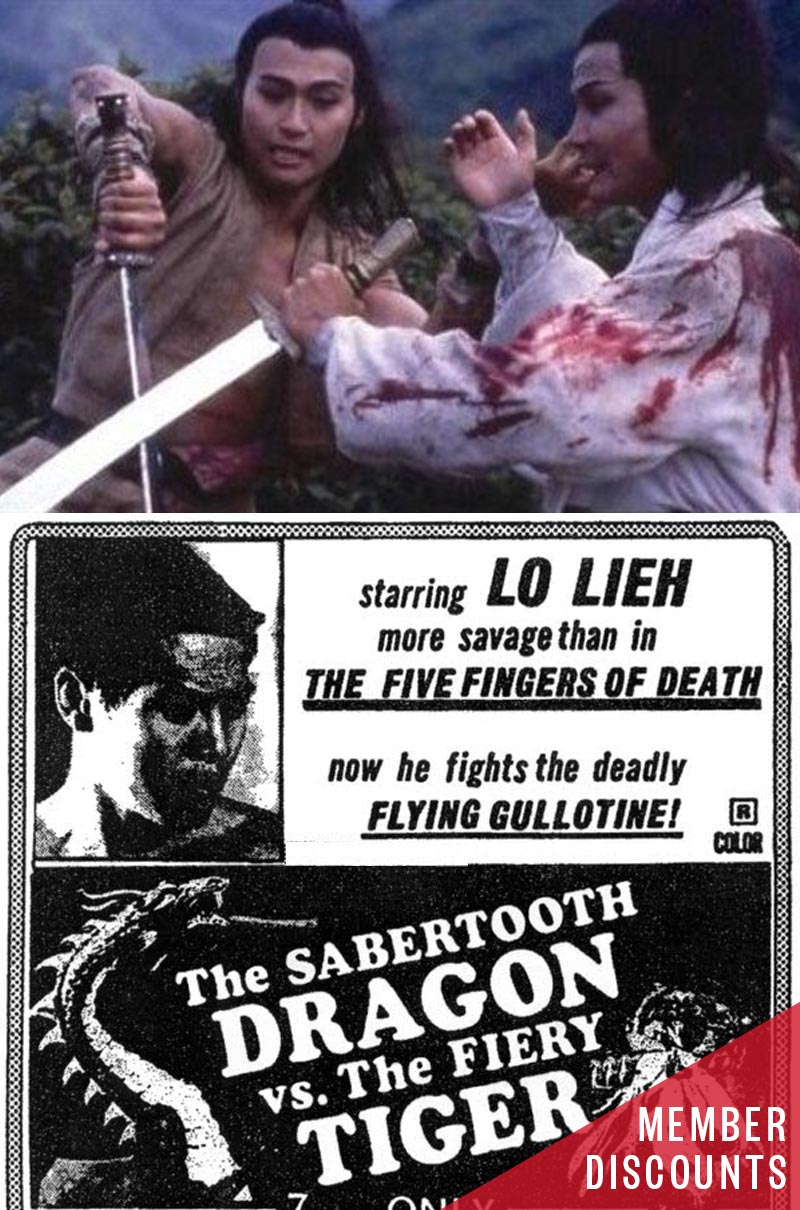 THE SABER TOOTH DRAGON VS. THE FIERY TIGER