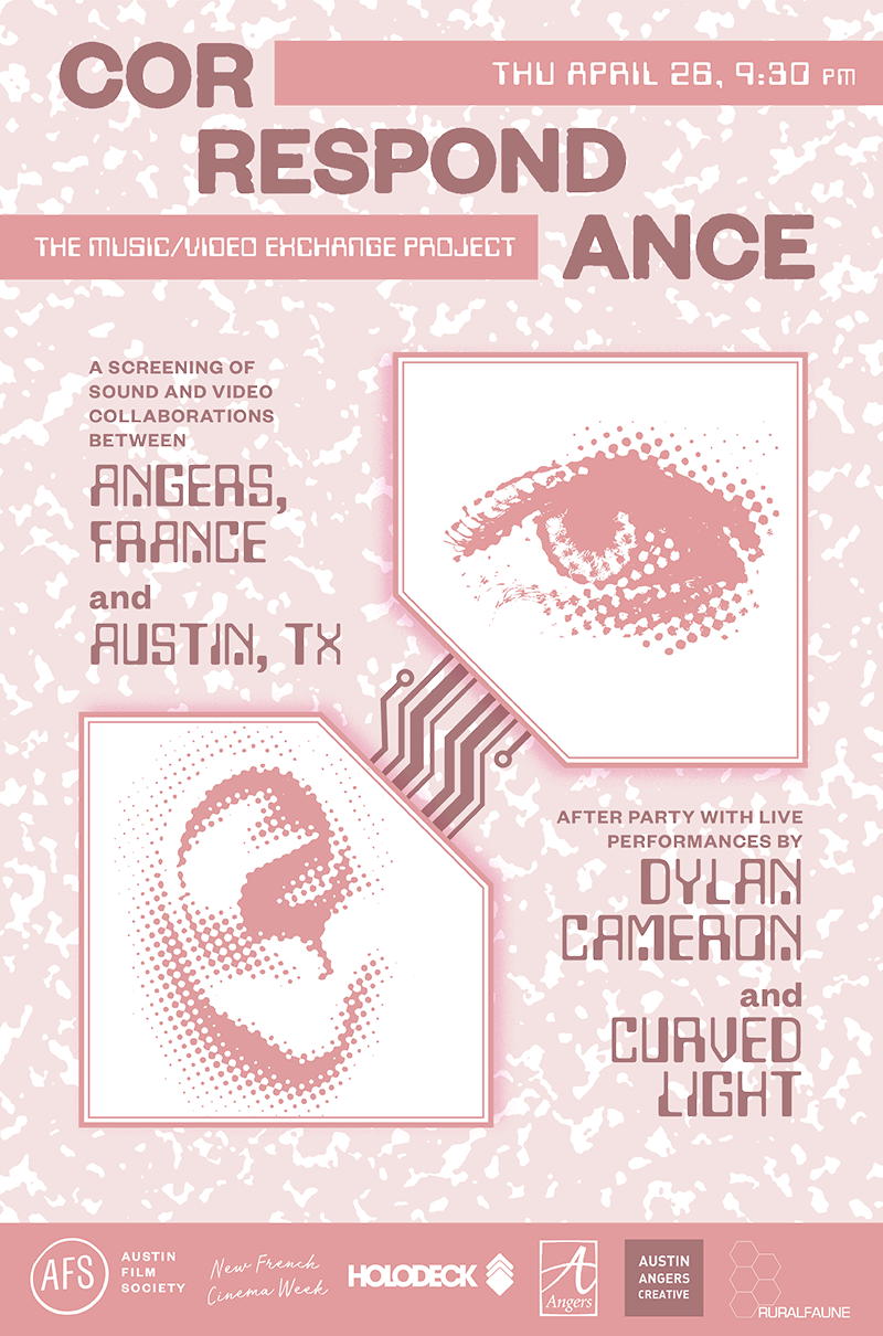 CORRESPONDANCE: The music/video exchange project screening and party