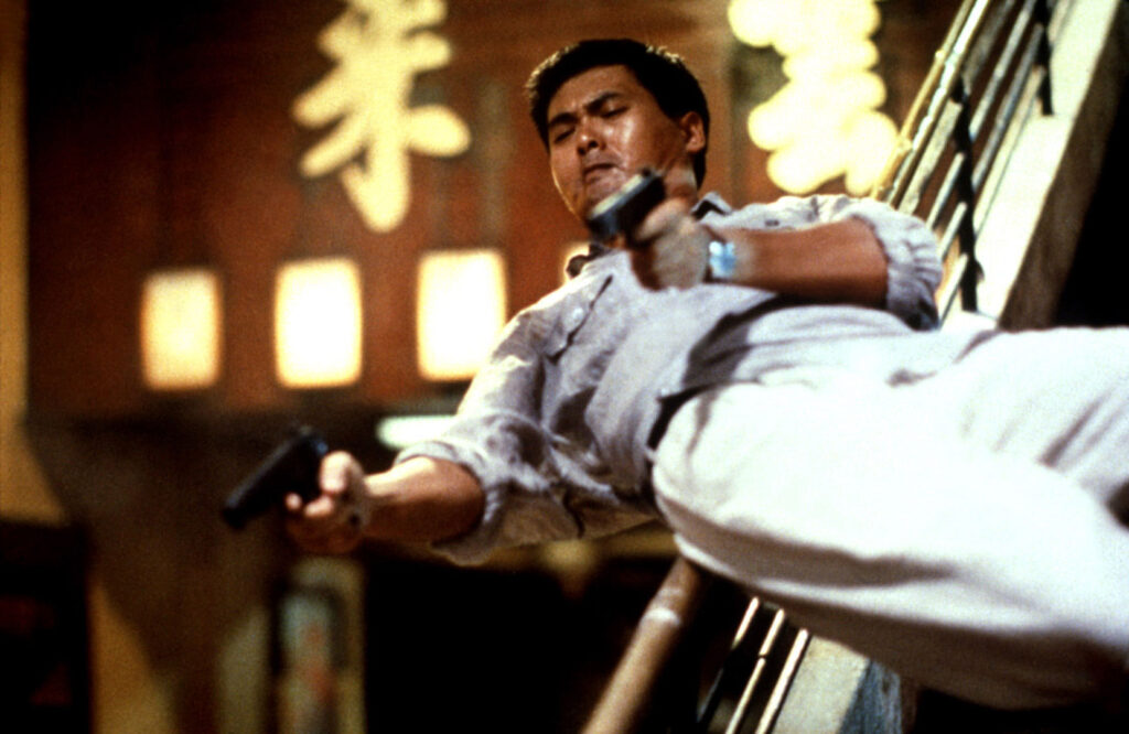 HARD-BOILED, (aka LASHOU SHENTAN), Chow Yun-fat, 1992. ©Rim/courtesy Everett Collection