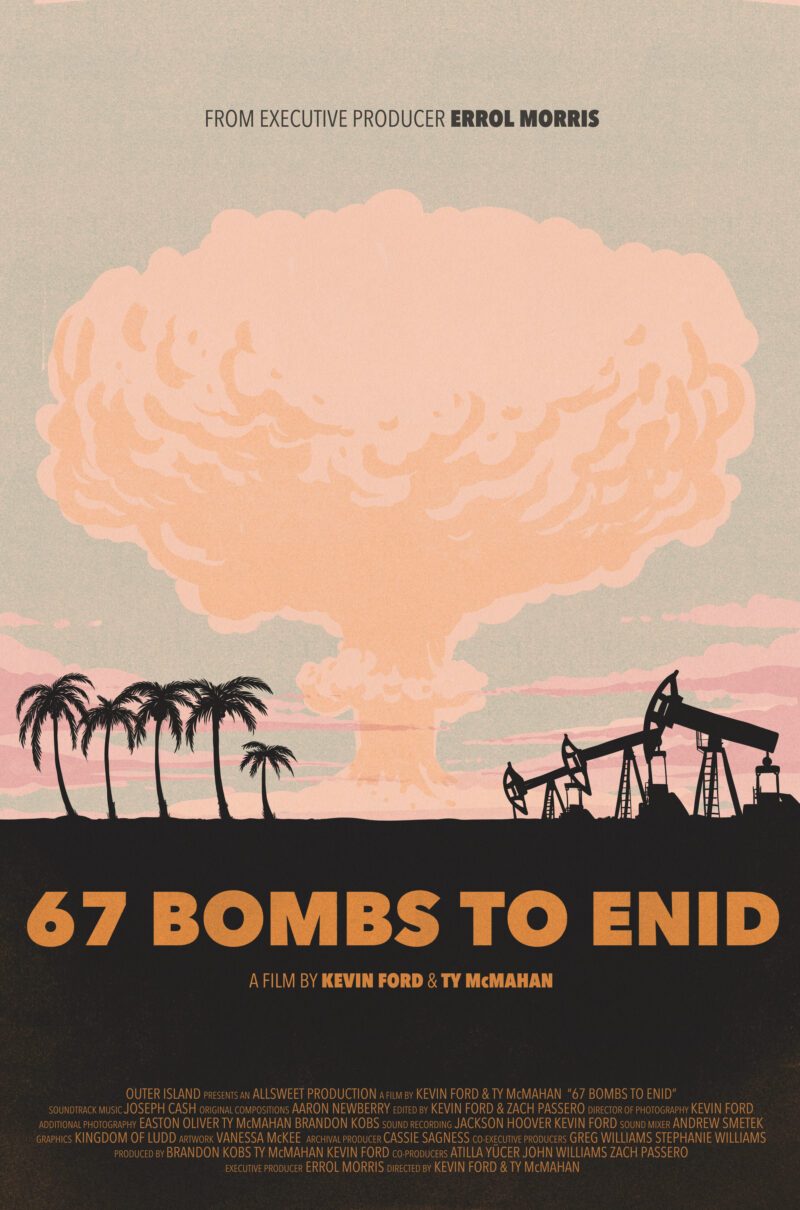67 BOMBS TO ENID